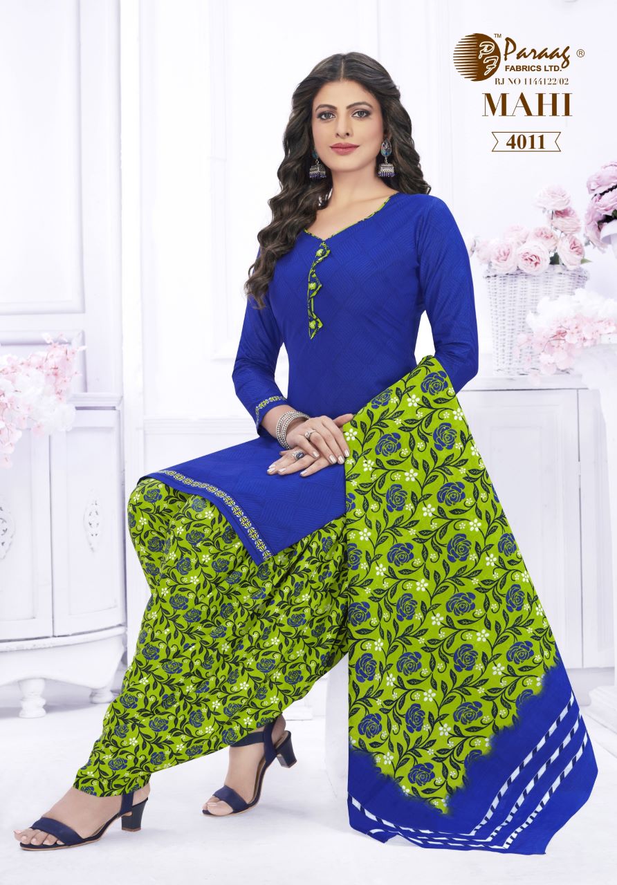 Paraag Mahi 4 Casual Wear Wholesale Dress Material Collection